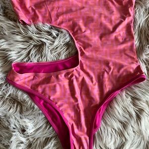 Pink Fendi Swimsuit